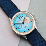 Sailcloth & Rubber Strap - Navy Blue