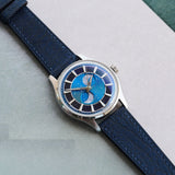 Alran Chevre 'PatNat' Strap - Navy Blue - RTW
