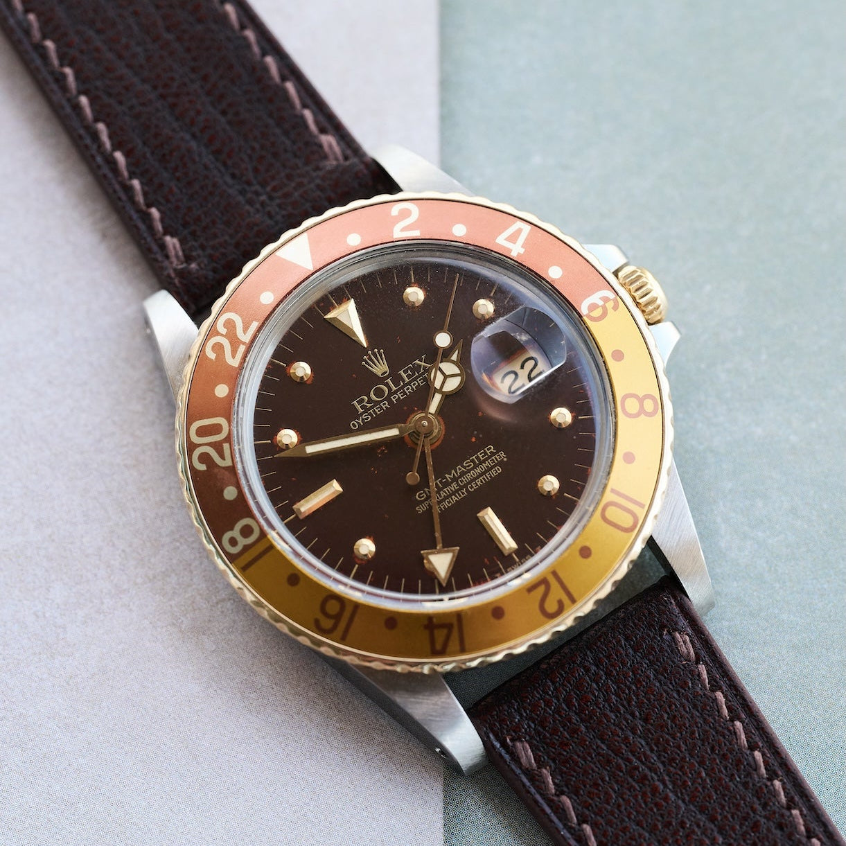 Alran Chevre 'PatNat' Strap - Tobacco - RTW - The Strap Tailor