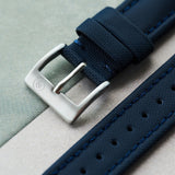Sailcloth Watch Strap - Navy Blue