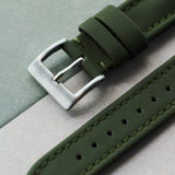 Sailcloth Watch Strap - Army Green
