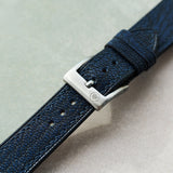 Alran Chevre 'PatNat' Strap - Navy Blue - RTW