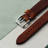 Badalassi Wax Minimal Stitch Strap - Tan Brown - RTW