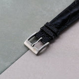 Ostrich Shin Watch Strap - Black - RTW