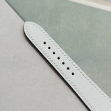 Slimline Saffiano Chevre Strap - Blanc - RTW
