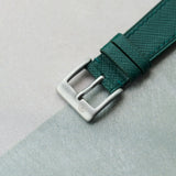 Slimline Saffiano Chevre Strap - Green - RTW