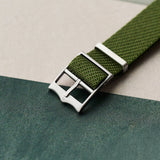 Woven Nylon Single Pass Strap - Army Green - The Strap Tailor