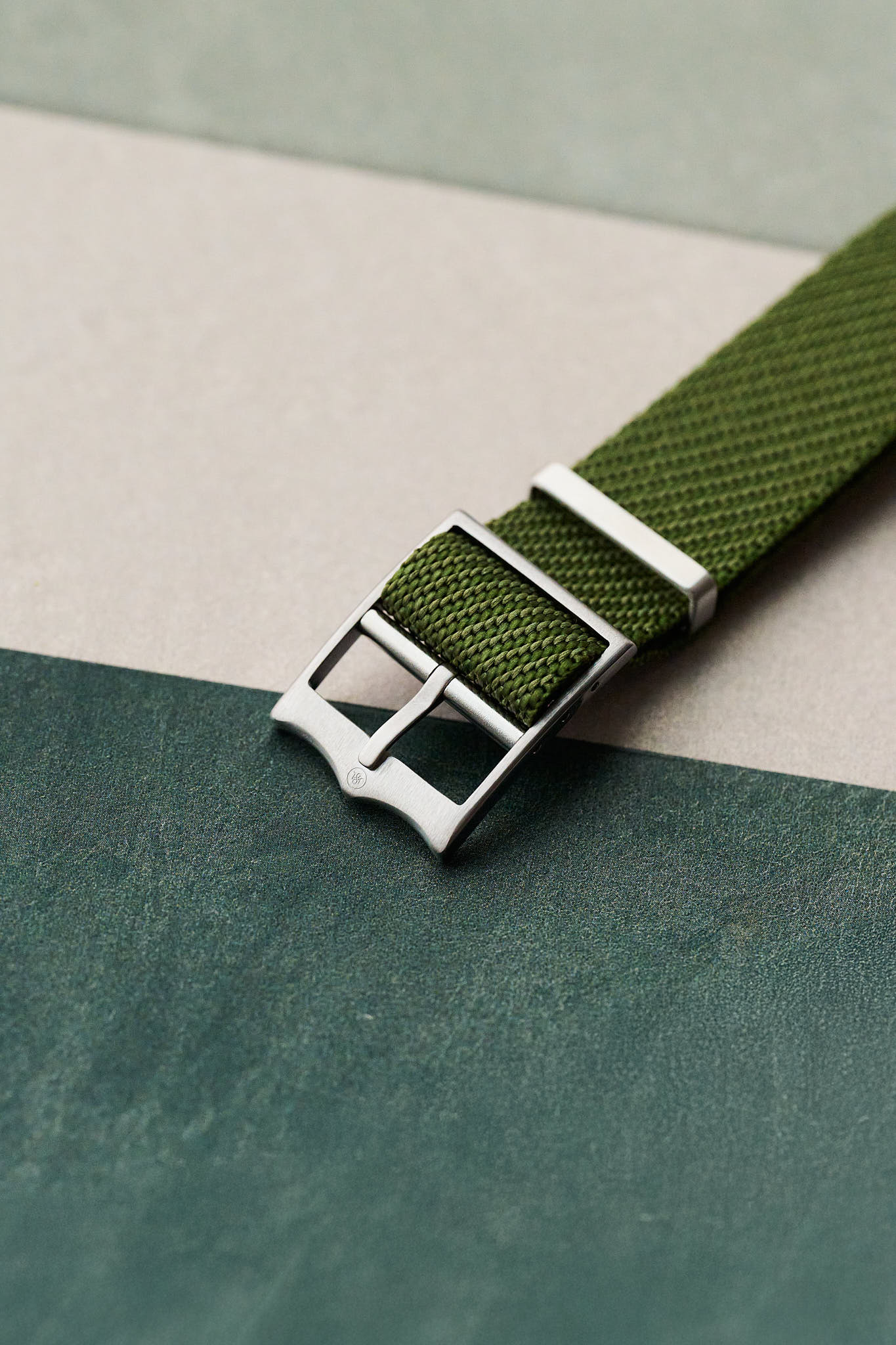 Woven Nylon Single Pass Strap - Army Green - The Strap Tailor