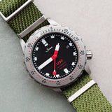 Woven Nylon Single Pass Strap - Army Green - The Strap Tailor