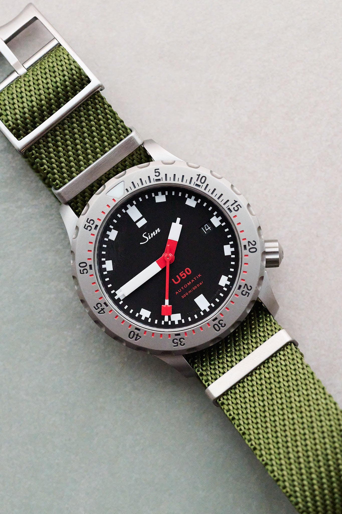 Woven Nylon Single Pass Strap - Army Green - The Strap Tailor