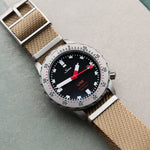 Woven Nylon Single Pass Strap - Sand - The Strap Tailor