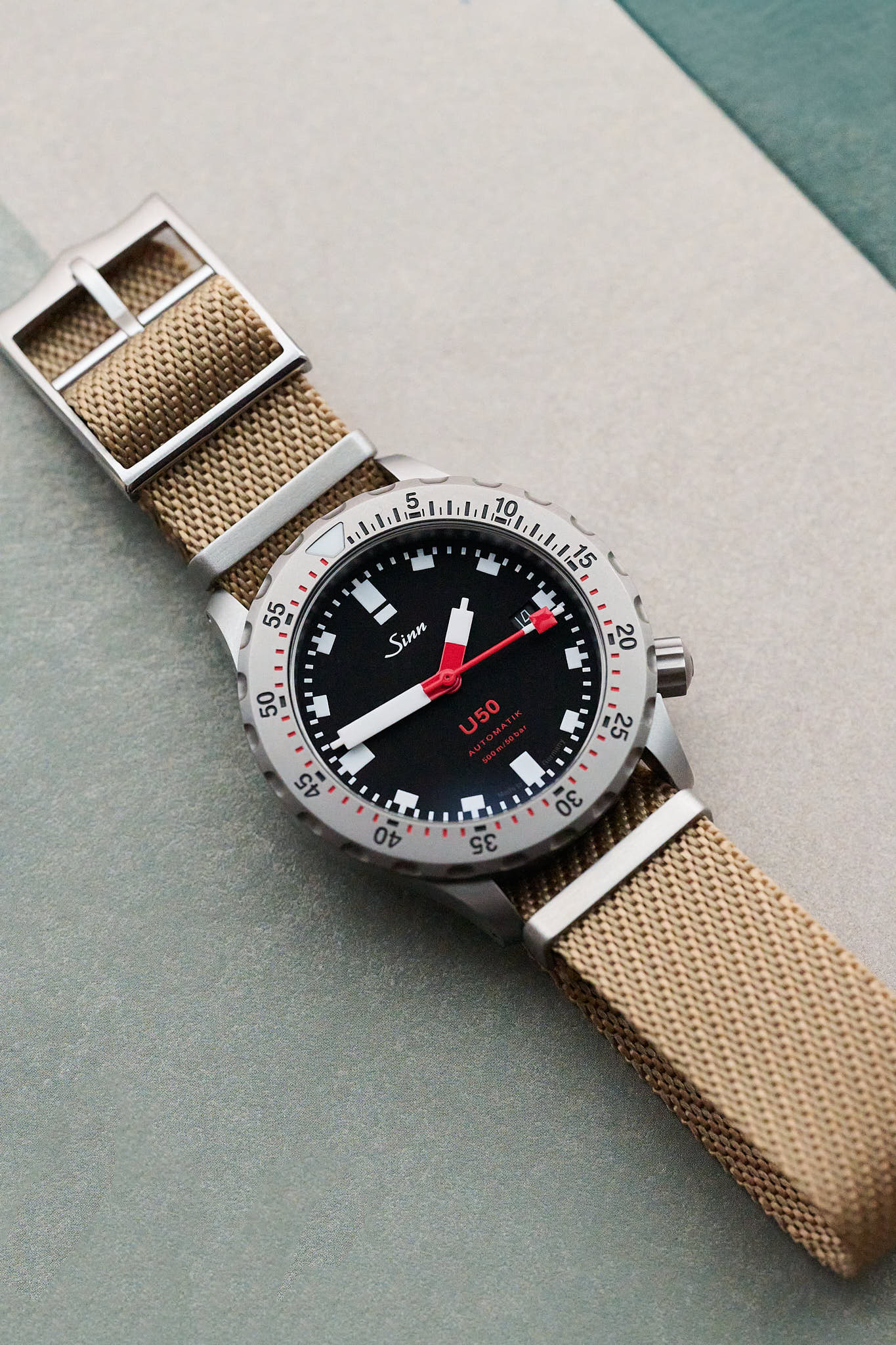 Woven Nylon Single Pass Strap - Sand - The Strap Tailor