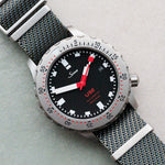 Woven Nylon Single Pass Strap - Dark Grey - The Strap Tailor