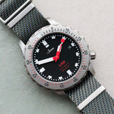 Woven Nylon Single Pass Strap - Dark Grey - The Strap Tailor