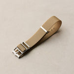 Woven Nylon Single Pass Strap - Sand - The Strap Tailor