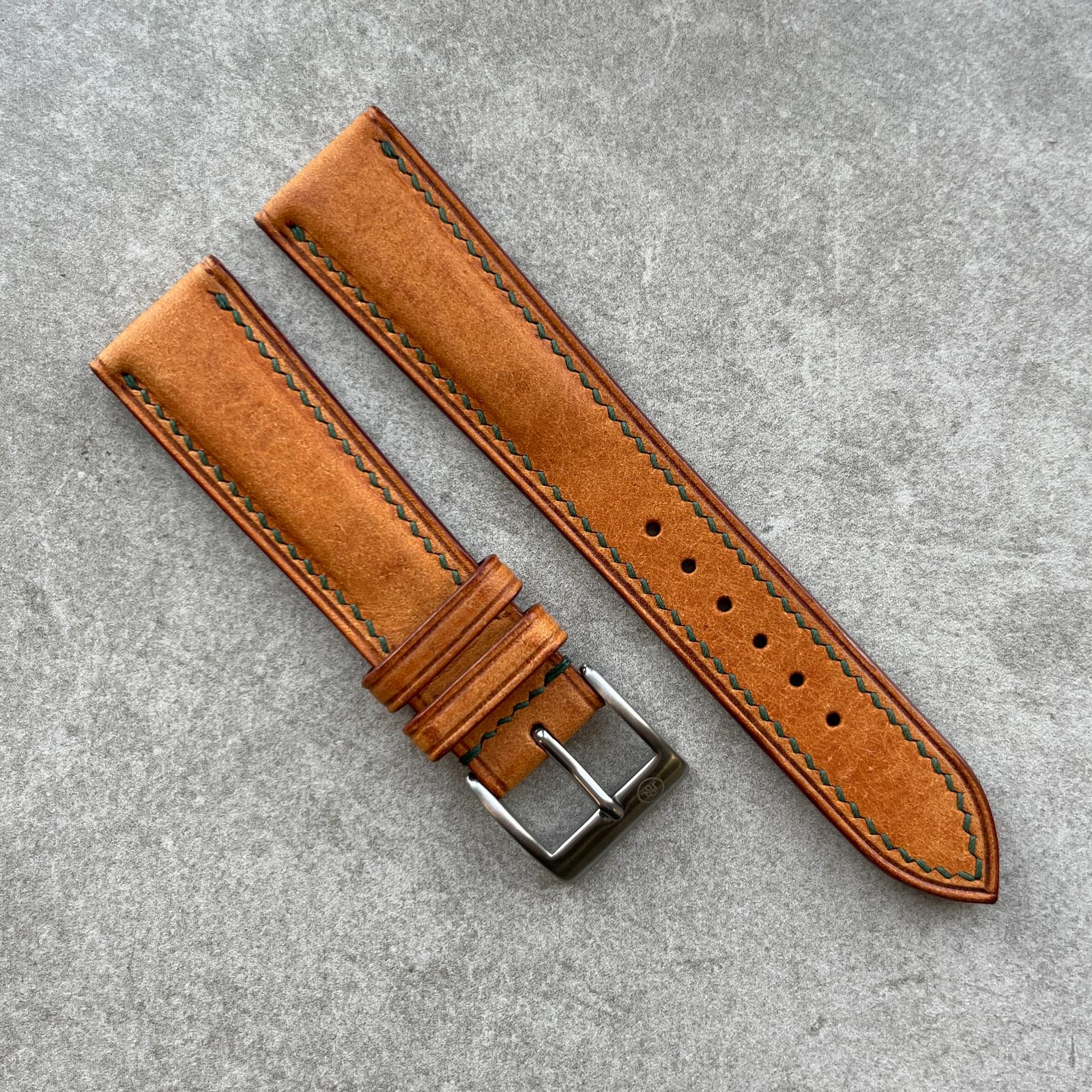 21mm The Classics - Tan - 125/75mm | The Strap Tailor