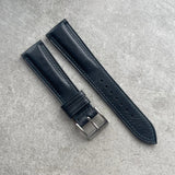 22mm Buttero Strap - Black - 130/80mm