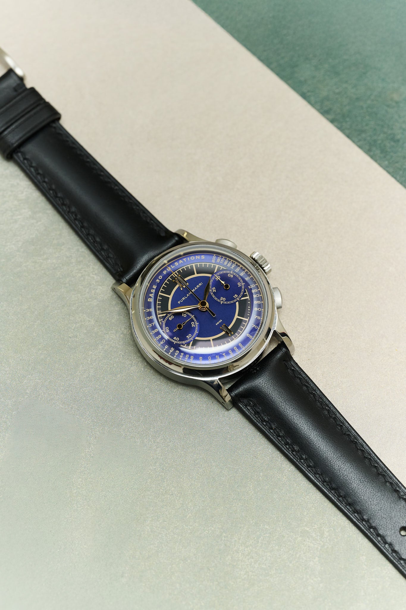 Buttero Padded Watch Strap - Black - RTW - The Strap Tailor
