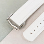 Omega Seamaster 300 Deployant Rubber Strap - White - The Strap Tailor