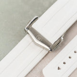 Omega Seamaster 300 Deployant Rubber Strap - White - The Strap Tailor