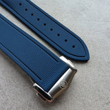AquaFlex Rubber Deployant Strap - Blue