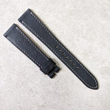 Pueblo Calfskin Watch Strap - Dark Blue - The Strap Tailor