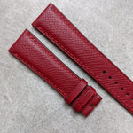 Epsom Calfskin Watch Strap - Oxblood - The Strap Tailor