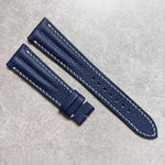 Epsom Calfskin Speedy Ridge Strap - Navy Blue - The Strap Tailor