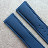 AquaFlex Rubber Deployant Strap - Blue