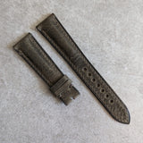 Badalassi Wax Padded Strap - Grey W/Matching stitching